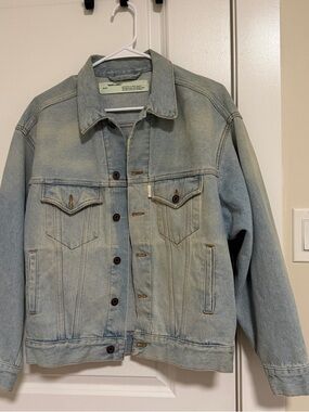 Off-White Faded Blue Denim Jacket